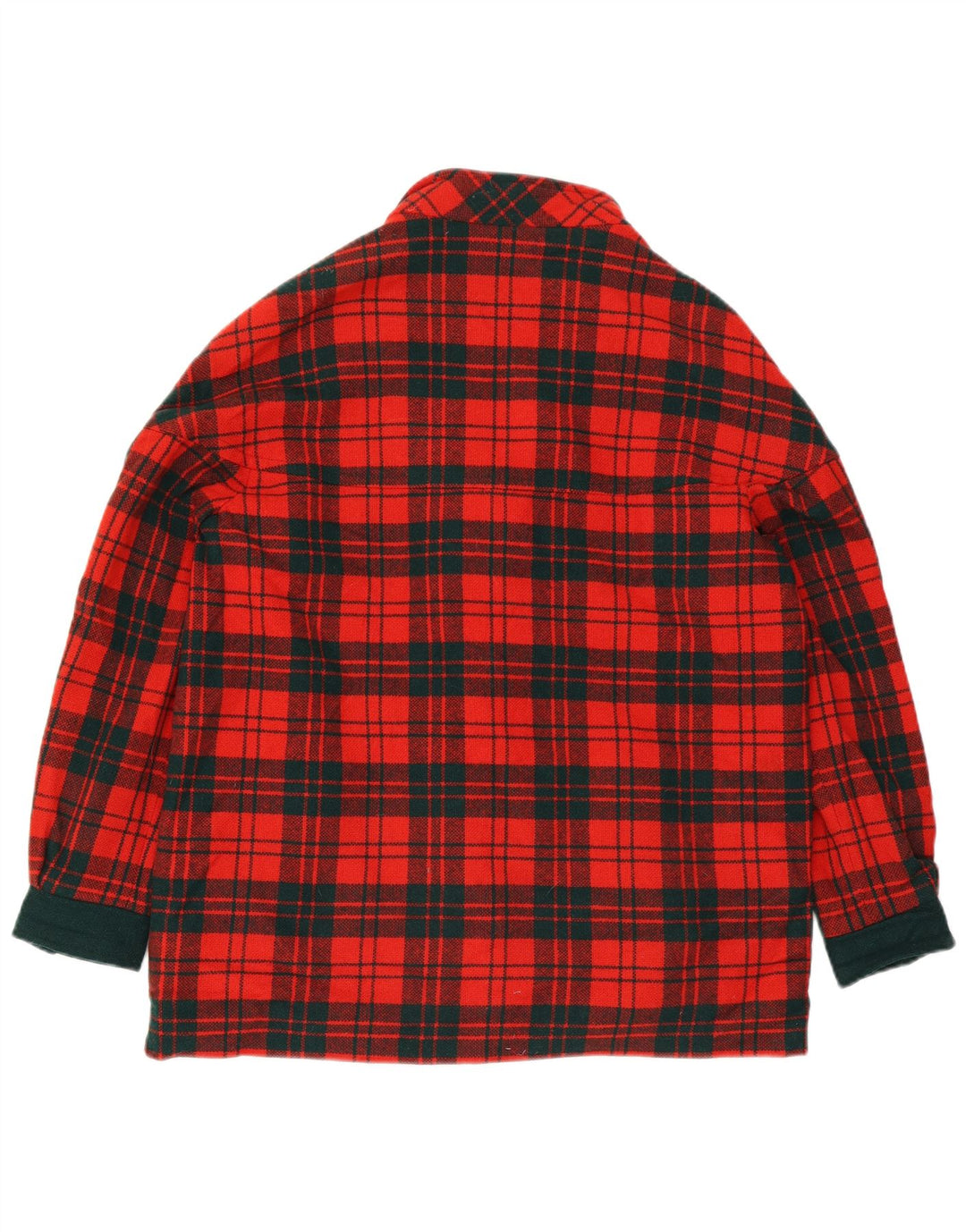 Płaszcz damski Branigan UK 18 XL, wełniany w czerwoną kratę