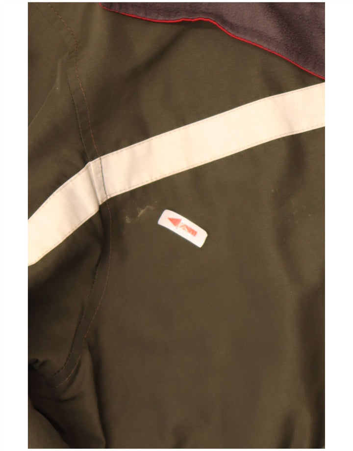 Męska kurtka użytkowa Tommy Hilfiger UK 40, duża, poliestrowa w kolorze khaki