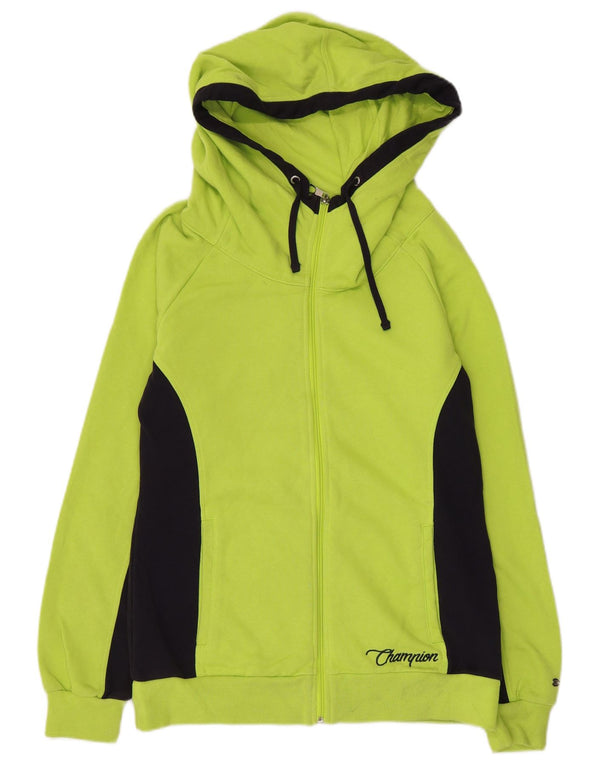 Damska bluza z kapturem Champion Heritage Fit UK 14, duża, zielona