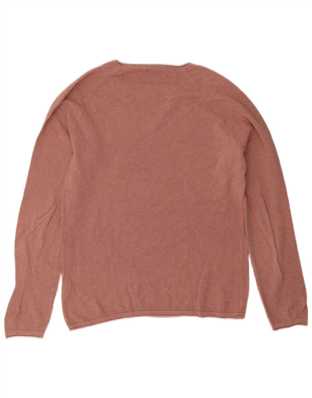Męski sweter Jack & Jones z okrągłym dekoltem, duży, różowy, bawełniany