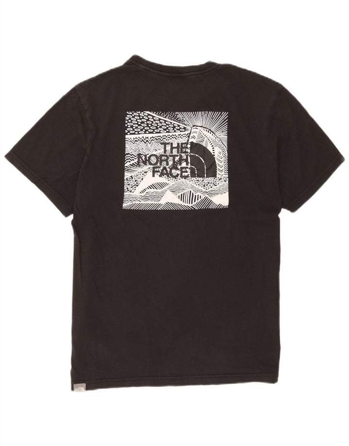 Męski T-shirt z grafiką The North Face, mały, czarny