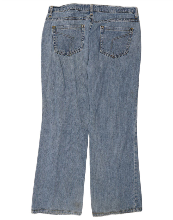 Vintage damskie dżinsy Bootcut W32 L28 niebieska bawełna