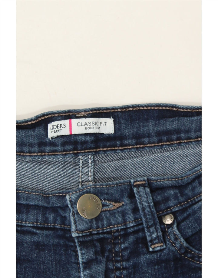 LEE Womens Riders Classic Fit Bootcut Jeans US 8 Medium W28 L24 Navy Blue Vintage Lee and Second-Hand Lee from Messina Hembry 