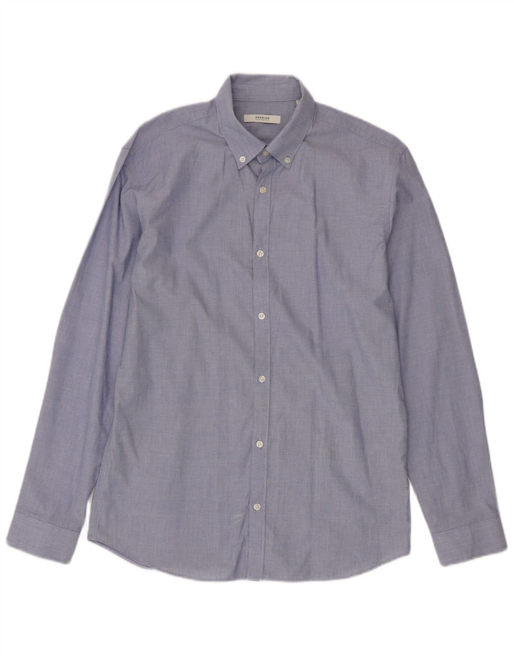 Koszula męska Jack & Jones, rozmiar 40, średnia niebieska, bawełniana
