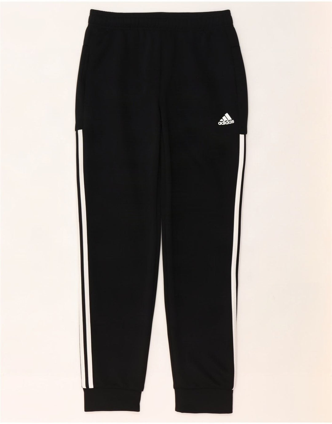 Adidas Męskie Spodnie Dresowe Joggery Małe Czarne Poliester