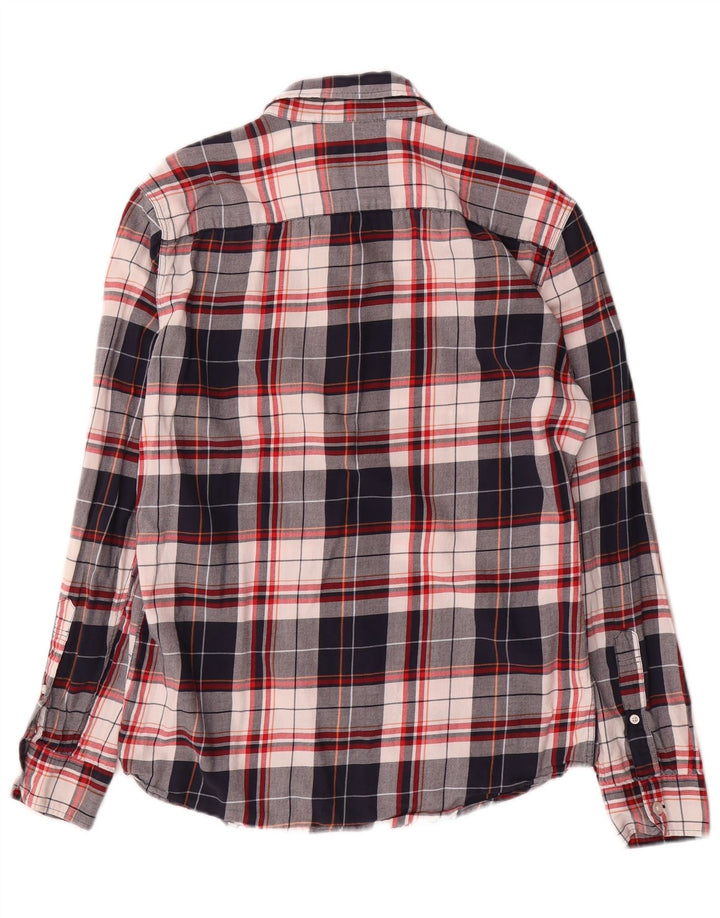 Koszula męska Jack Wills o dopasowanym kroju, mała, bawełniana, granatowa w kratkę