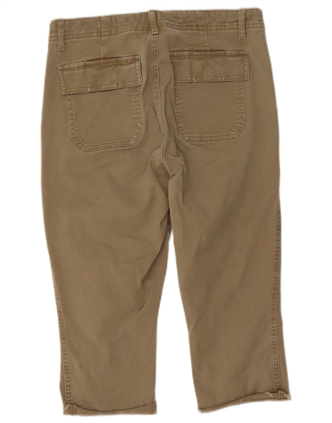 Damskie spodnie Capri Gap US 8 Medium W30 L17 Bawełna khaki