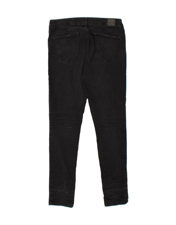 Damskie jeansy skinny BENCH W34 L34 Czarna bawełna