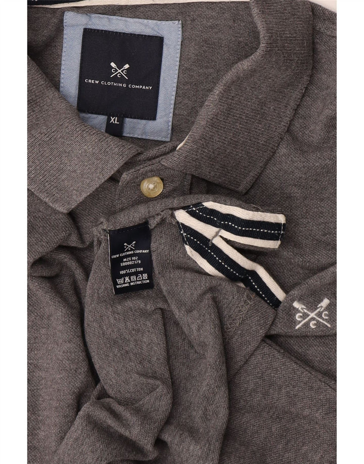 Crew Clothing Męska koszulka polo XL, szara bawełna