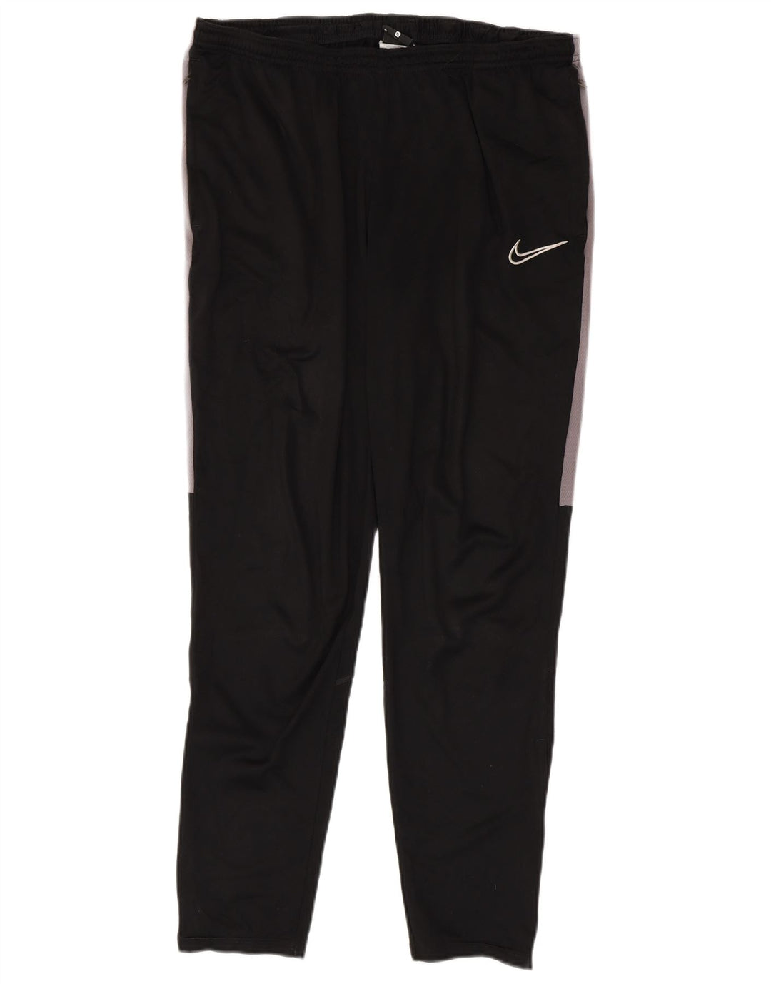 Męskie spodnie dresowe Nike Dri Fit XL, czarny poliester z blokami kolorów