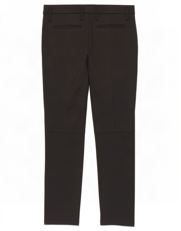 Damskie proste spodnie Pinko UK 12 Medium W32 L28 Czarne