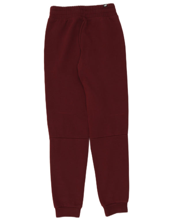 Damskie spodnie dresowe Puma Graphic Joggers UK 6 XS Burgundowy blok kolorów