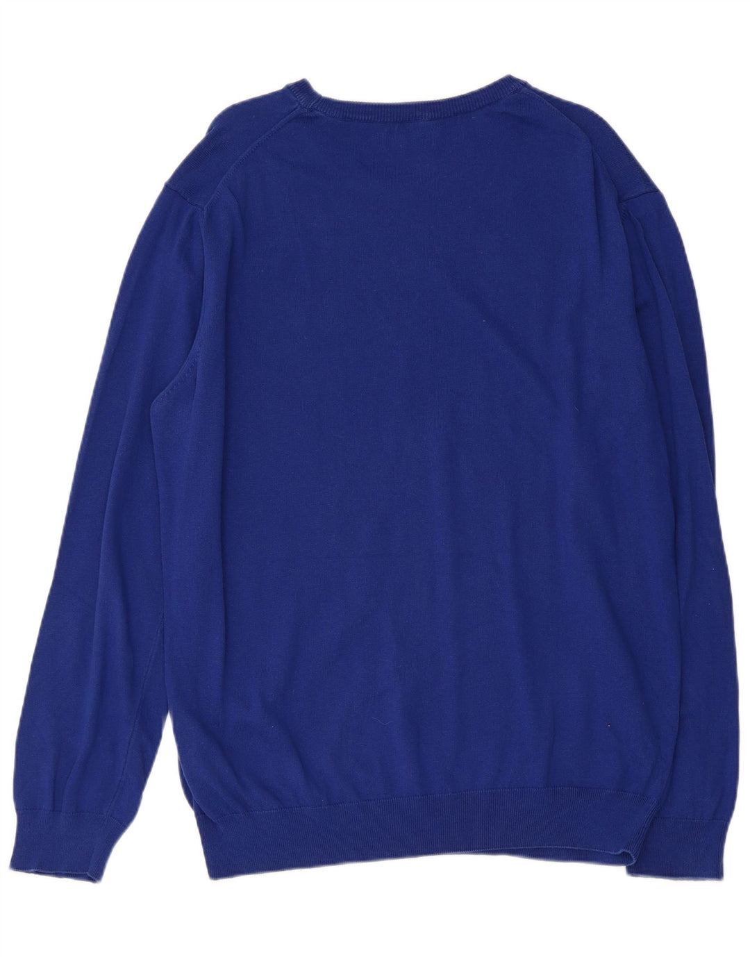 Męski sweter z dekoltem w łódkę GANT XL, niebieski, bawełniany