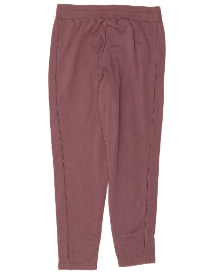 Damskie spodnie dresowe Adidas UK 16/18, duże, fioletowe, poliestrowe