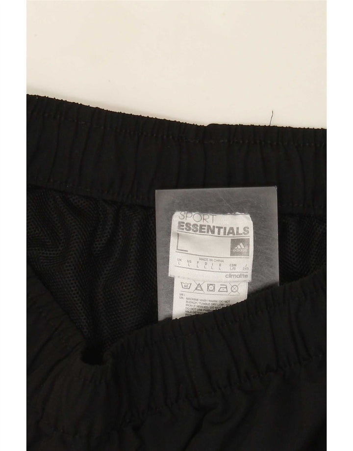 Męskie spodenki sportowe Adidas Climalite, duże, czarne, poliestrowe