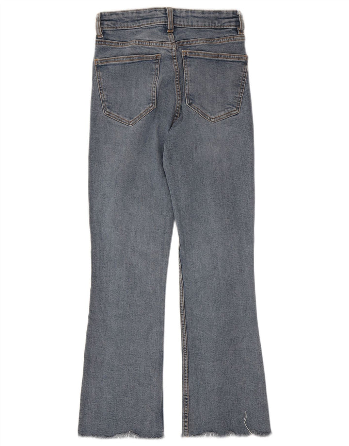 Damskie jeansy rozkloszowane Zara EU 34 2XS W24 L25 Niebieskie