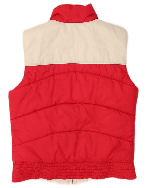 Damska kamizelka Adidas Graphic Reversible Padded Gilet UK 10 Small Red Colorblock