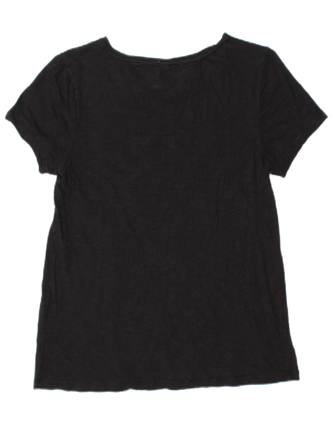 Damska koszulka z grafiką TOMMY HILFIGER Top UK 10, mała, czarna bawełniana