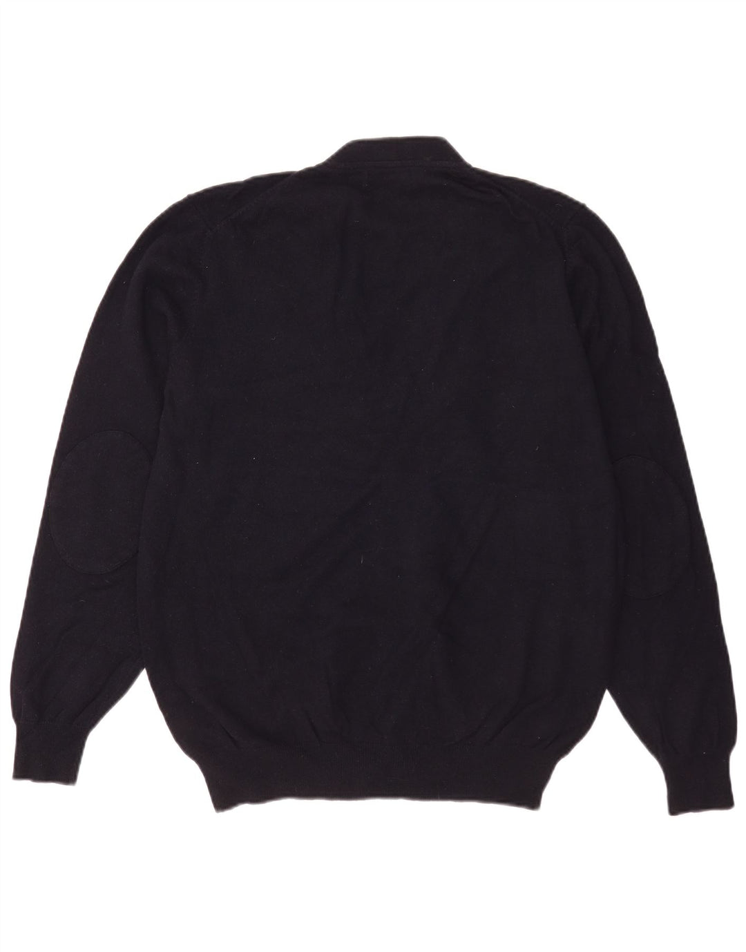 Męski sweter rozpinany Massimo Dutti XL granatowo-wełniany