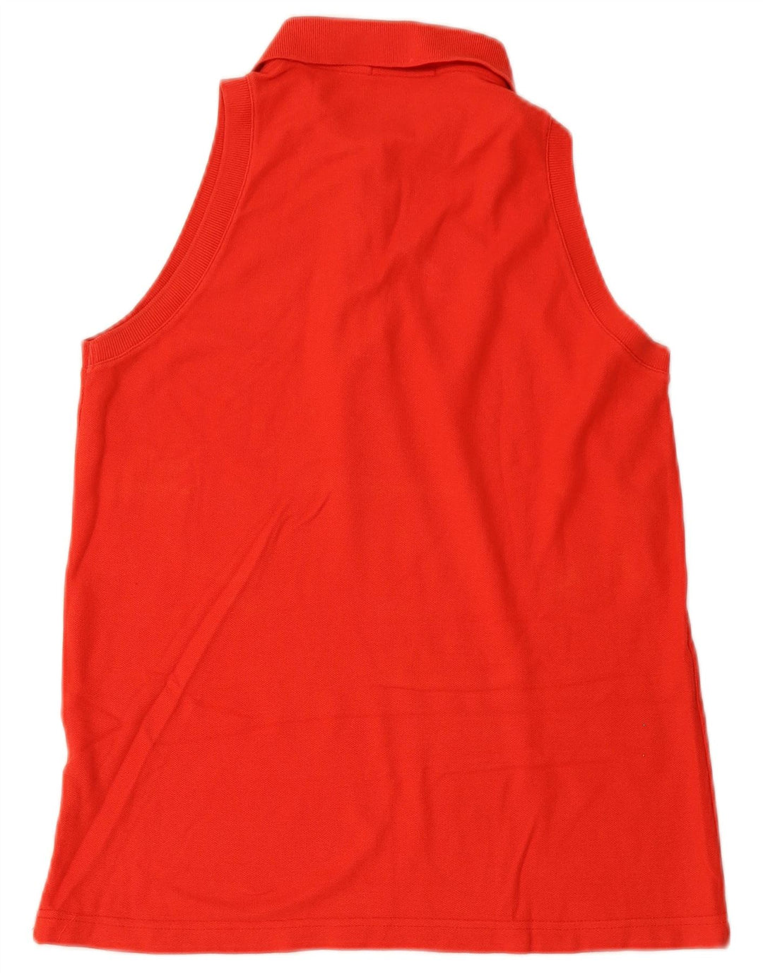 Damska koszulka polo bez rękawów FILA IT 46, duża, czerwona, bawełniana