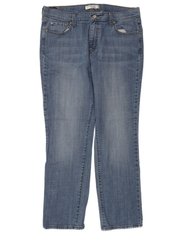 Damskie jeansy Levi's 505 Straight US 14 XL W34 L30 Niebieskie bawełniane