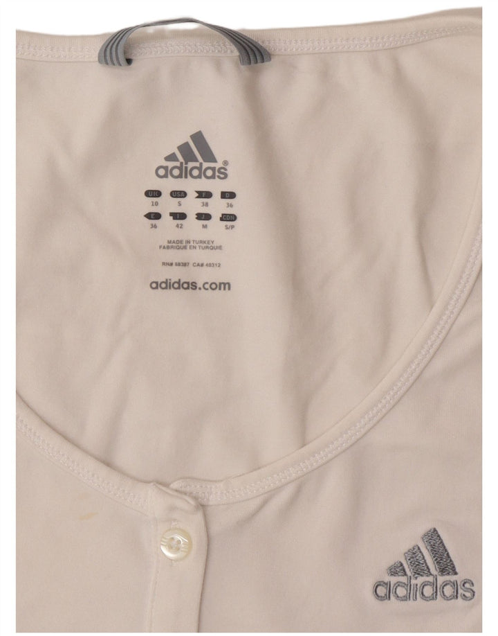 Damska koszulka Adidas Top UK 10, mała, biała