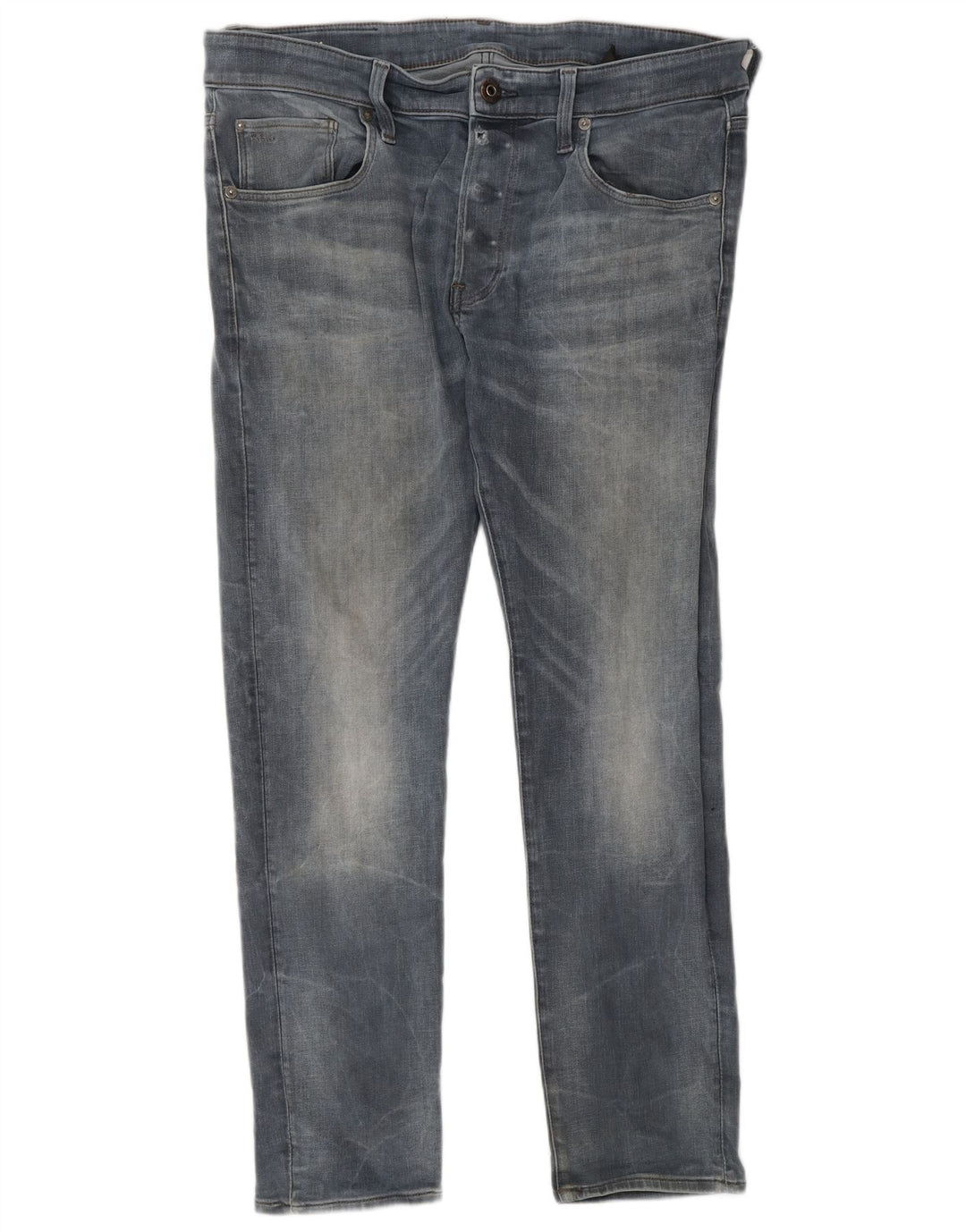 Męskie jeansy slim G-Star W34 L30 Niebieski poliester