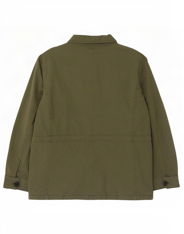 Marks & Spencer Damska kurtka oversize Utility UK 16, duża, bawełniana khaki