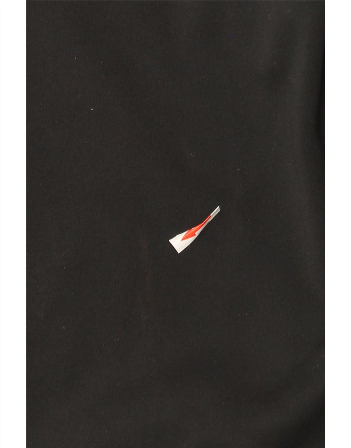 Męski sweter z kapturem i zamkiem błyskawicznym Nike Dri Fit, mały, czarny, poliestrowy