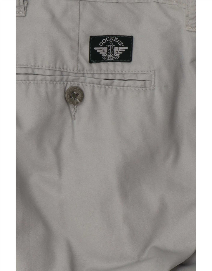 Spodnie męskie Dockers Pegged Chino W42 L29 szare