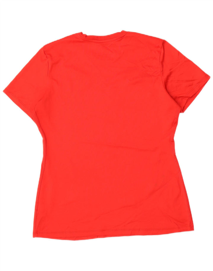 Damski T-shirt NIKE Dri Fit Top UK 16, duży, czerwony poliester