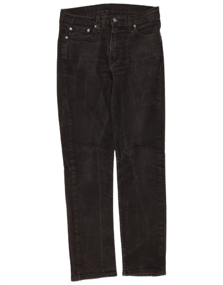 Męskie jeansy Levi's 511 Slim W30 L32 Czarna bawełna