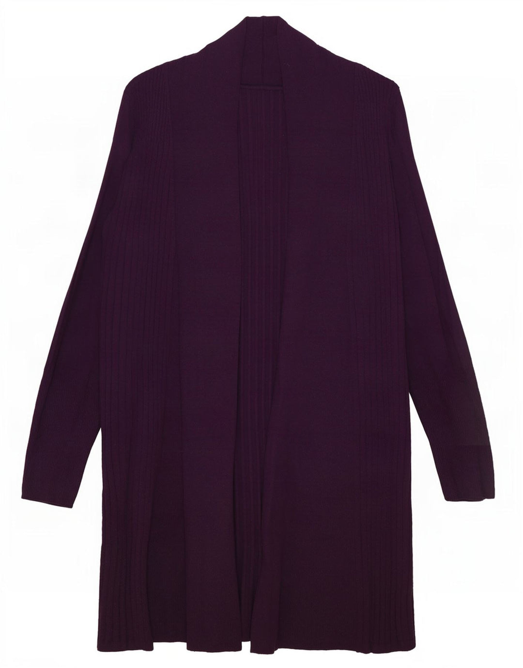 Sweter damski Marks & Spencer Longline Open Cardigan UK 16, duży fioletowy