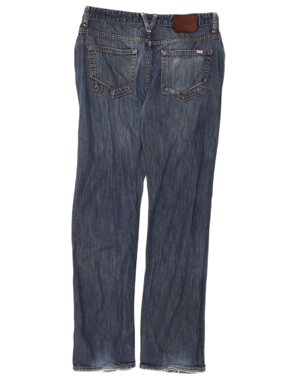 Męskie jeansy Vans Straight W32 L32 Niebieskie bawełniane