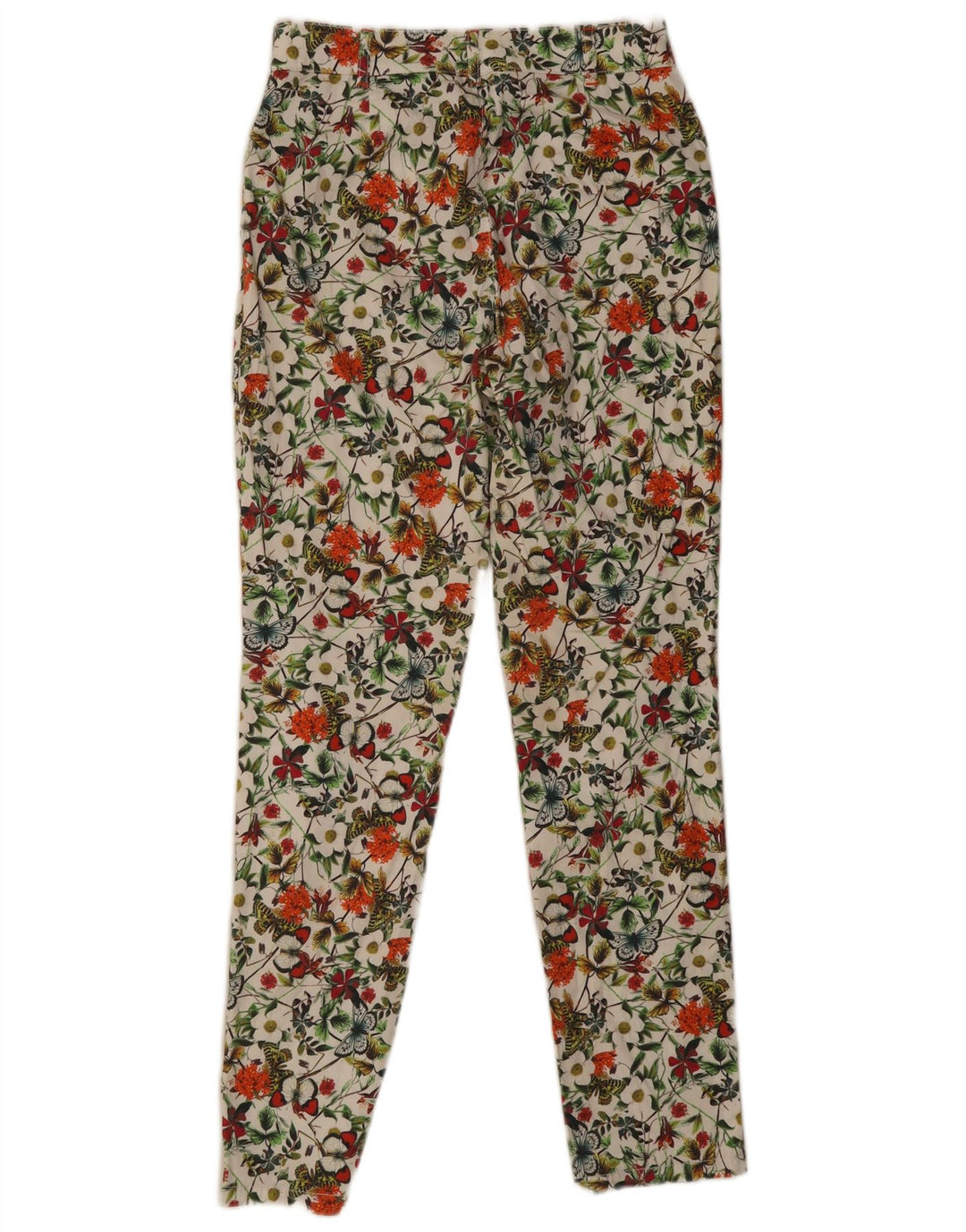 Damskie spodnie codzienne Lloyd's EU 38 Medium W28 L30 Wielokolorowe kwiaty