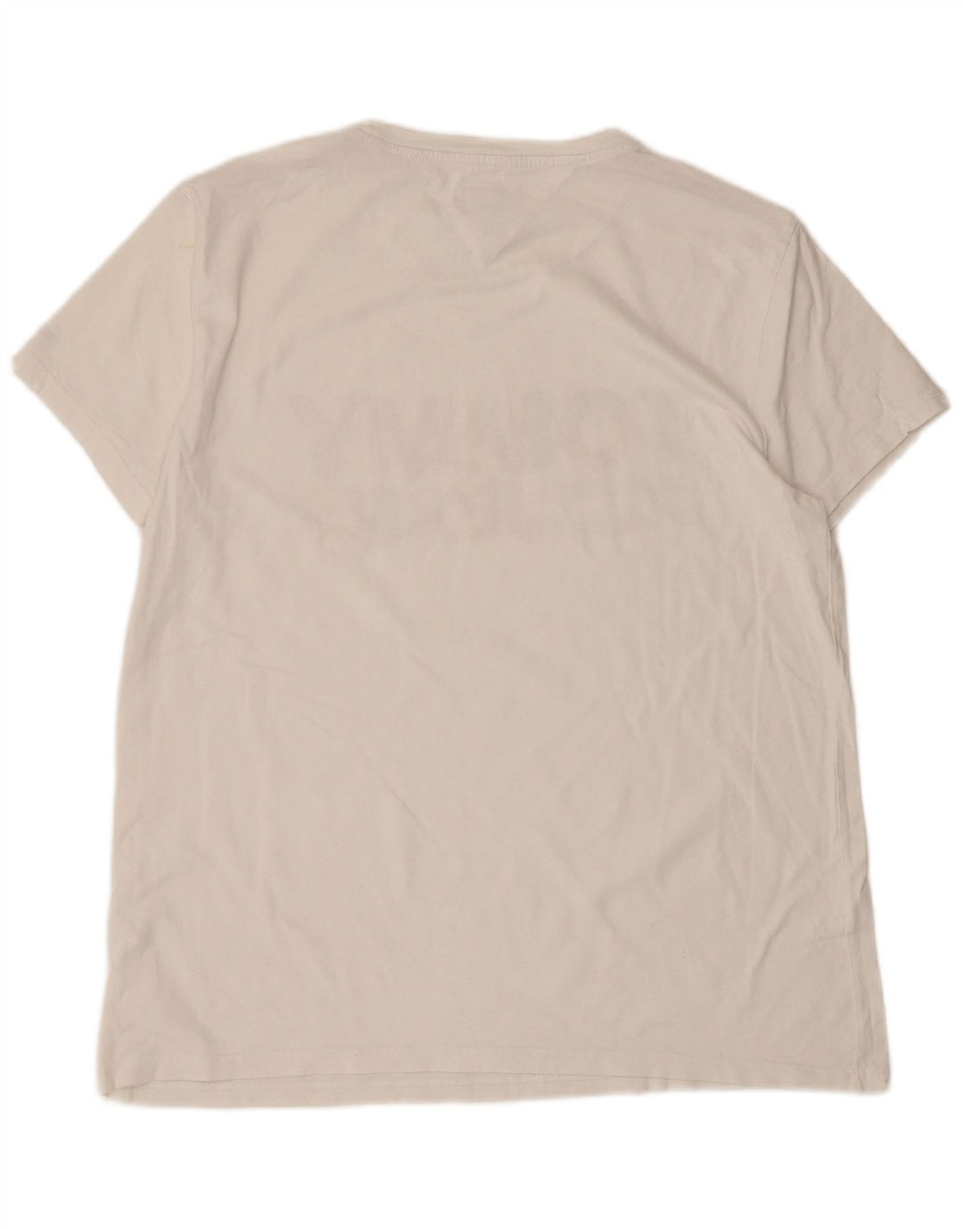 Męski T-shirt z grafiką Tommy Hilfiger, duży, biały