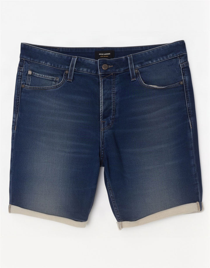 Męskie spodenki jeansowe Jack & Jones, duże, W34, niebieskie, bawełniane