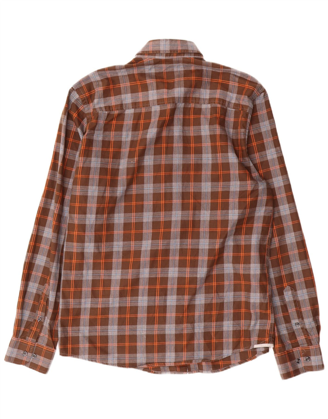 Męska dopasowana koszula Jack & Jones, duża, brązowa, bawełniana krata