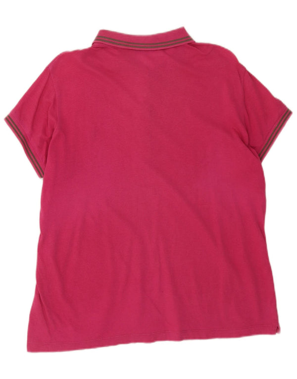 Damska koszulka polo Trussardi Jeans UK 18 XL, różowa