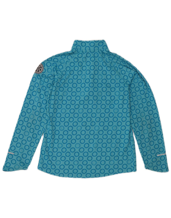 Dziewczęca bluza dresowa z zamkiem błyskawicznym Nike 13-14 lat XL, niebieska geometryczna