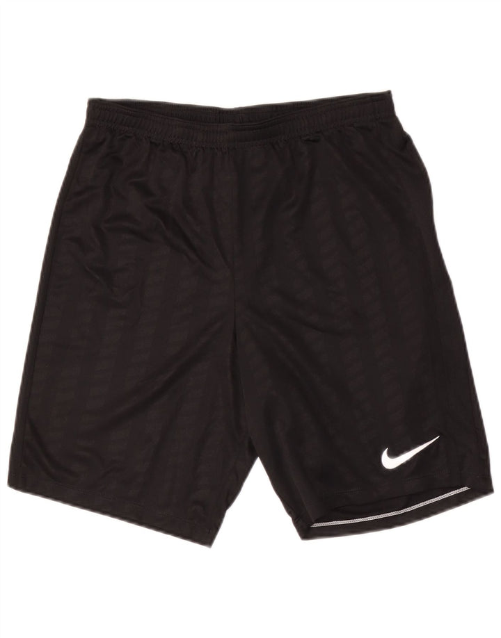 Męskie spodenki sportowe Nike Dri Fit, poliester w średnie czarne paski
