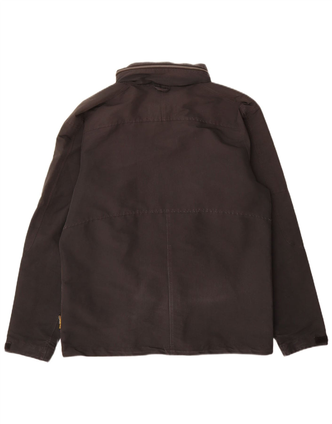 Męska kurtka przeciwdeszczowa Jack Wolfskin z kapturem UK 36/38 Średni czarny poliester