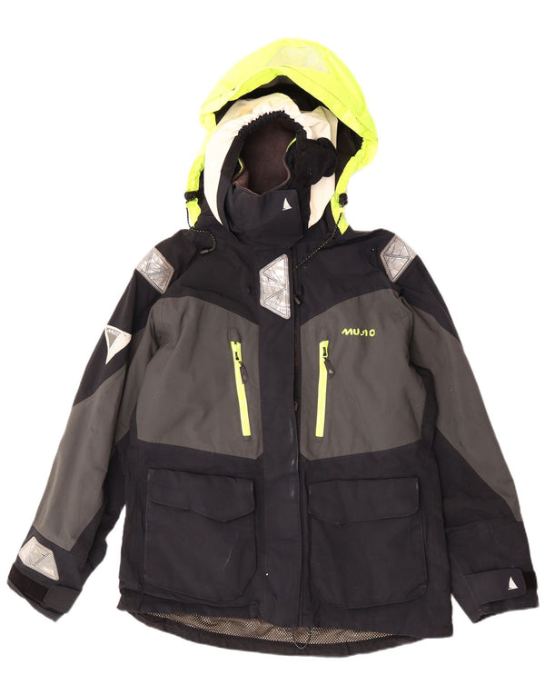 Damska kurtka narciarska Musto o luźnym kroju z kapturem UK 12, średnia czerń, blok kolorów