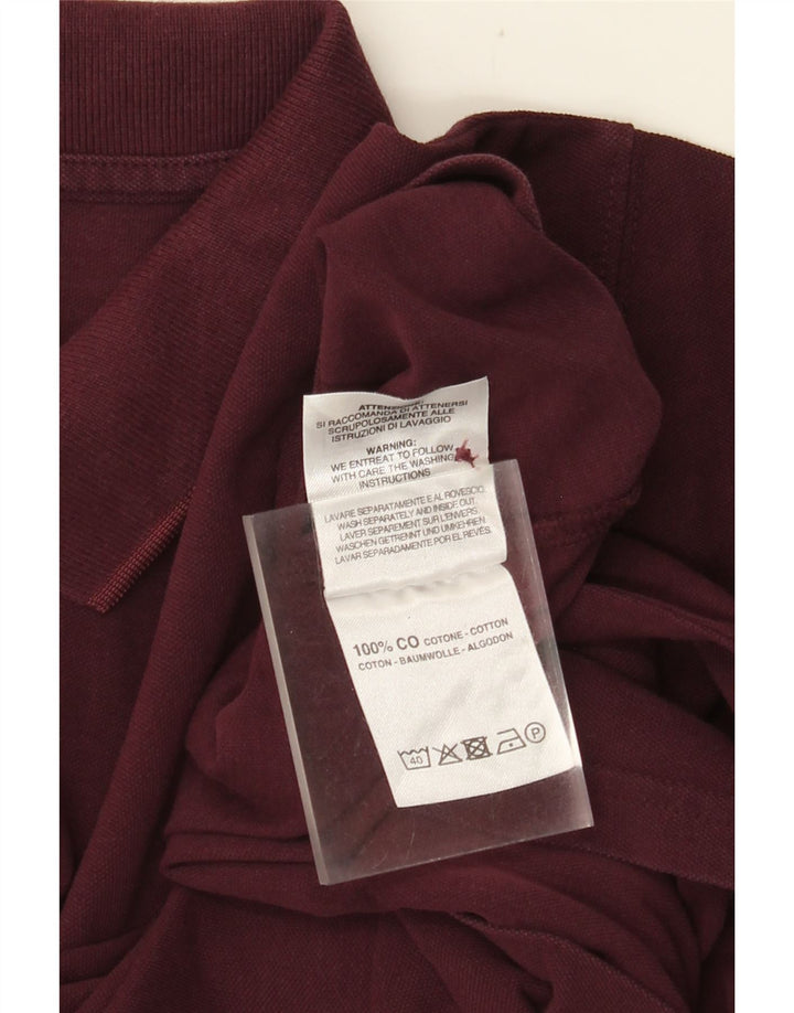 Męska koszulka polo Carrera Regular 2XL, bordowa bawełna