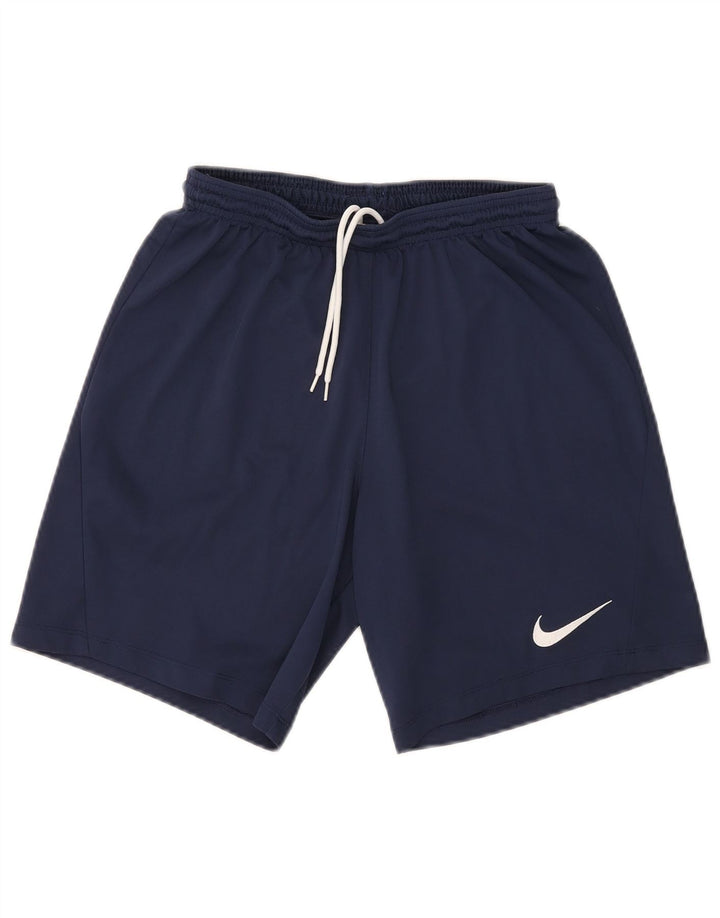 Męskie spodenki sportowe Nike Dri Fit, średni granatowy poliester