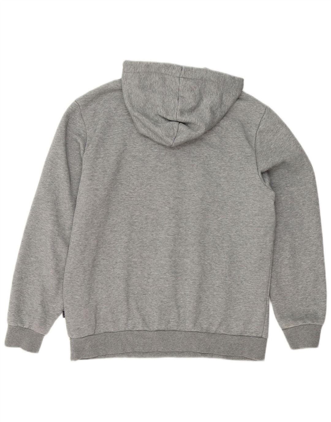 Męski sweter z kapturem Puma z grafiką, średnioszary, bawełniany w cętki