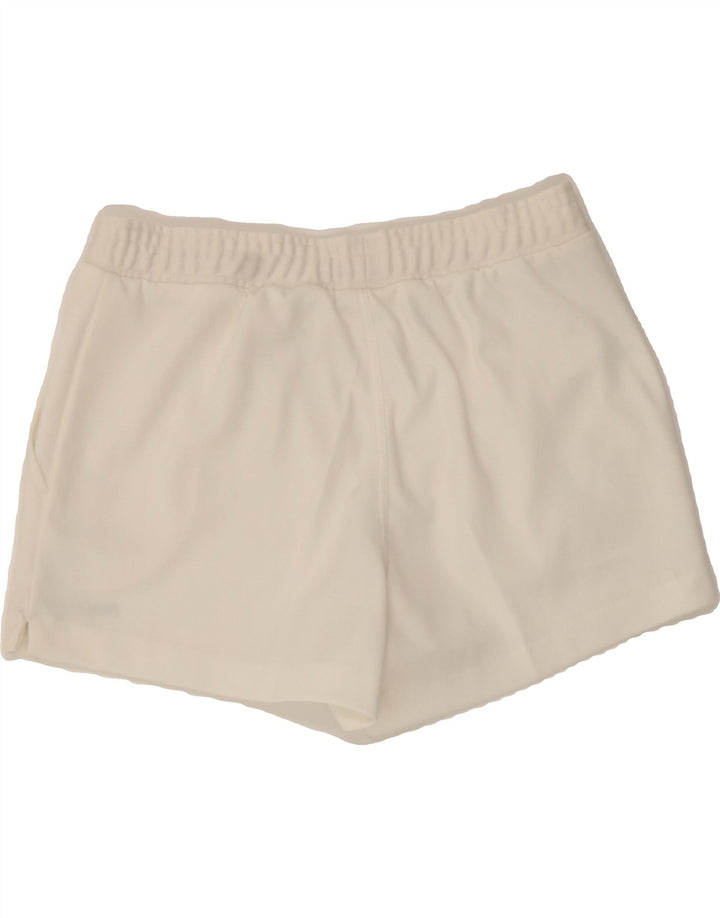 SERGIO TACCHINI Womens Sport Shorts IT 50 XL  White Polyester Vintage Sergio Tacchini and Second-Hand Sergio Tacchini from Messina Hembry 