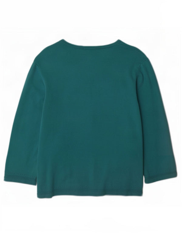 Damski sweter rozpinany Hobbs z rękawem 3/4, UK 16, duży, niebieski, bawełniany