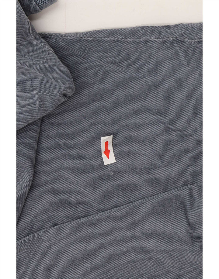 Męska koszulka polo Massimo Dutti, mała, granatowa, bawełniana