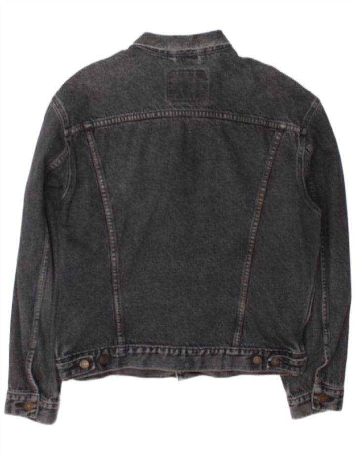 Męska kurtka dżinsowa Levi's UK 40, duża, szara, bawełniana